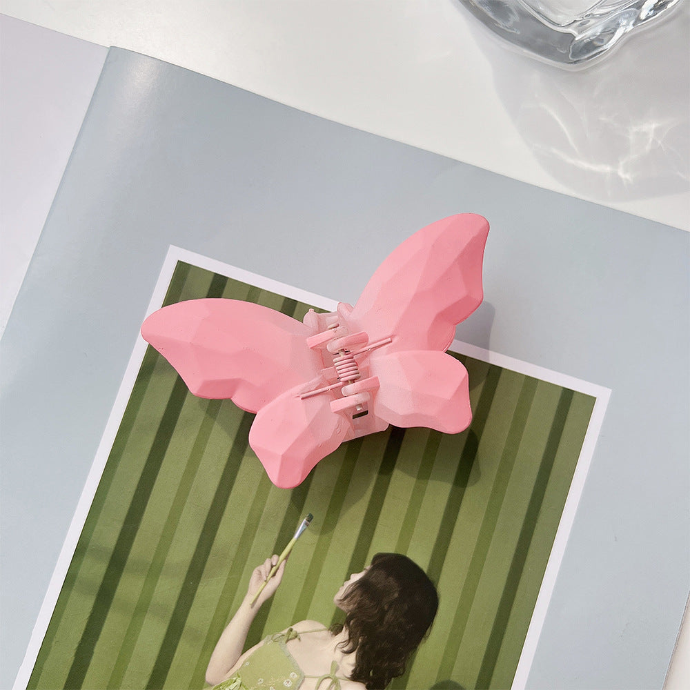 Wholesale Sakura Pink Gradient Butterfly Hair Clip